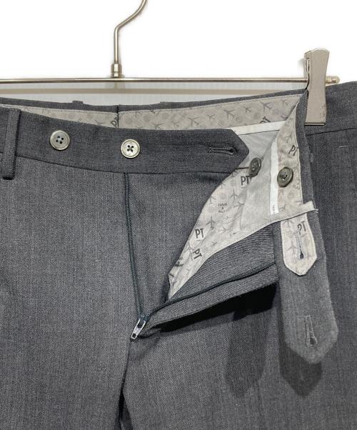 PT TORINO（ピーティートリノ）PT TORINO (ピーティートリノ) スラックス グレー サイズ:46の古着・服飾アイテム