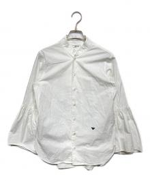 MADISON BLUE（マディソンブルー）の古着「BELL SLEEVE SH WASHED OUT」｜ホワイト