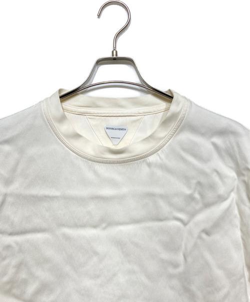 BOTTEGA VENETA（ボッテガベネタ）BOTTEGA VENETA (ボッテガベネタ) シルクTシャツ ホワイト サイズ:XSの古着・服飾アイテム
