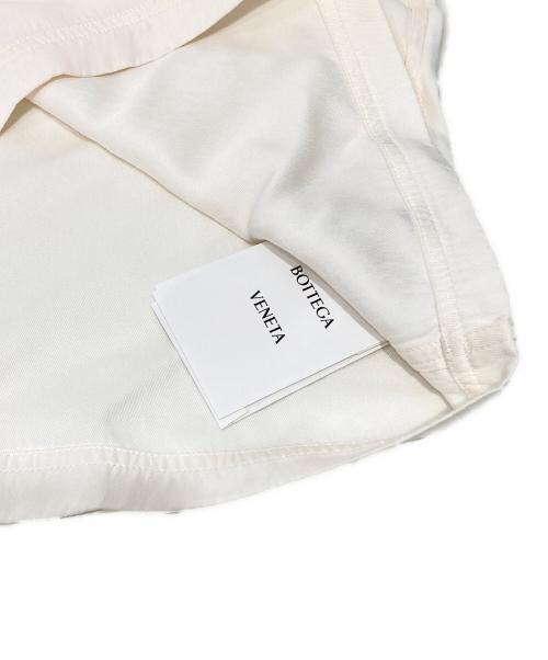 BOTTEGA VENETA（ボッテガベネタ）BOTTEGA VENETA (ボッテガベネタ) シルクTシャツ ホワイト サイズ:XSの古着・服飾アイテム