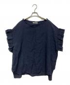 house of lotusハウスオブロータス）の古着「リネンブラウス」｜ネイビー