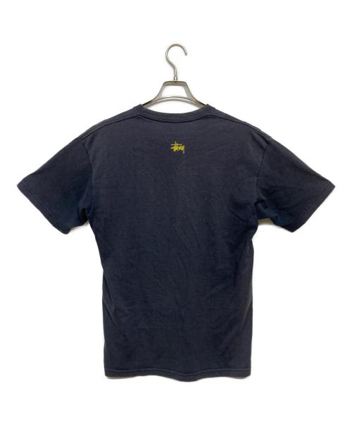 stussy（ステューシー）stussy (ステューシー) SロゴプリントTシャツ ネイビー サイズ:LARGEの古着・服飾アイテム