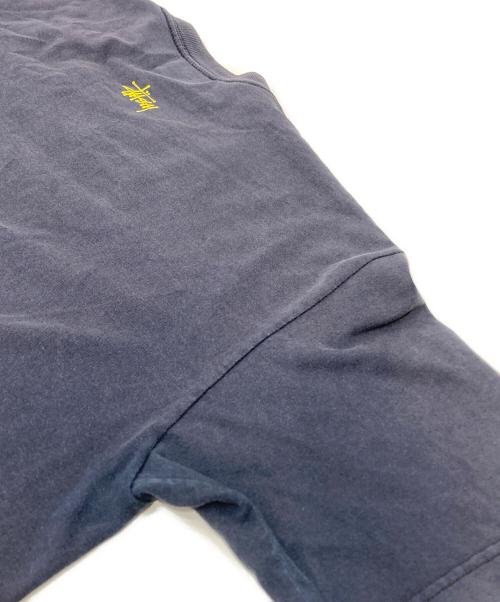 stussy（ステューシー）stussy (ステューシー) SロゴプリントTシャツ ネイビー サイズ:LARGEの古着・服飾アイテム