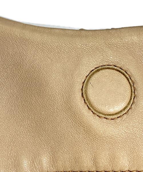 BOTTEGA VENETA（ボッテガベネタ）BOTTEGA VENETA (ボッテガベネタ) イントレチャート ミディアム カンパーナバッグ ベージュの古着・服飾アイテム