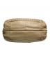 中古・古着 BOTTEGA VENETA (ボッテガベネタ) イントレチャート ミディアム カンパーナバッグ ベージュ：100000円
