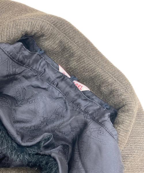 Vivienne Westwood RED LABEL（ヴィヴィアンウエストウッドレッドレーベル）Vivienne Westwood RED LABEL (ヴィヴィアンウエストウッドレッドレーベル) フェイクファーカラー ショートコート ブラウン サイズ:2の古着・服飾アイテム