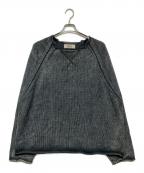 DAIRIKUダイリク）の古着「Vintage Washed Pullover Knit Sweater」｜ブラック