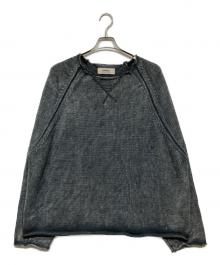 DAIRIKU（ダイリク）の古着「Vintage Washed Pullover Knit Sweater」｜ブラック