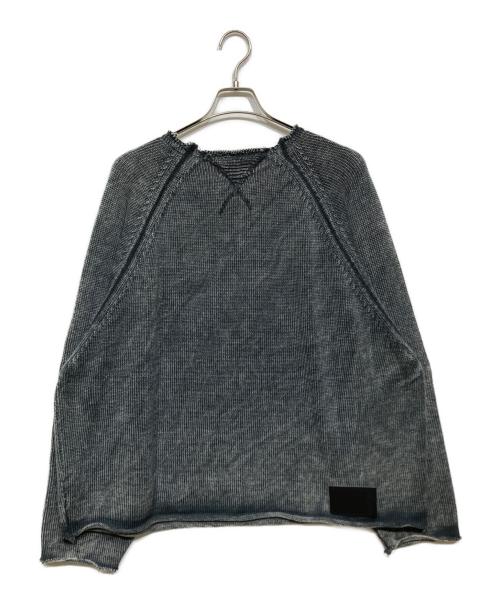 DAIRIKU（ダイリク）DAIRIKU (ダイリク) Vintage Washed Pullover Knit Sweater ブラック サイズ:Lの古着・服飾アイテム
