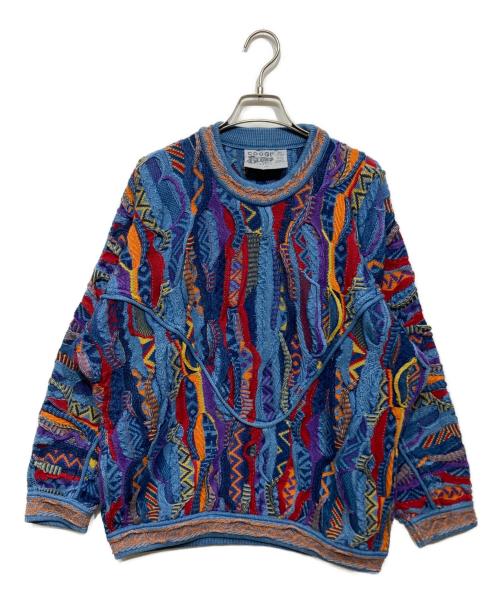 Coogi（クージー）Coogi (クージー) 3Dニット ブルー サイズ:SSの古着・服飾アイテム