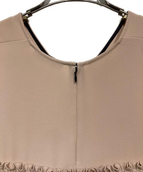 YOKO CHAN（ヨーコチャン）YOKO CHAN (ヨーコチャン) バックギャザーAライン ワンピース ピンク サイズ:38の古着・服飾アイテム