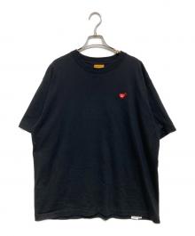 HUMAN MADE（ヒューマンメイド）の古着「ロゴ刺繍Tシャツ」｜ブラック