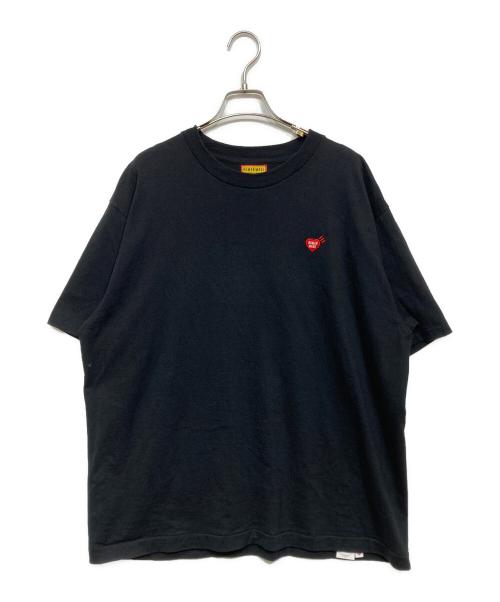 HUMAN MADE（ヒューマンメイド）HUMAN MADE (ヒューマンメイド) ロゴ刺繍Tシャツ ブラック サイズ:2XLの古着・服飾アイテム