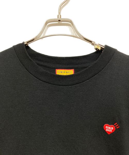 HUMAN MADE（ヒューマンメイド）HUMAN MADE (ヒューマンメイド) ロゴ刺繍Tシャツ ブラック サイズ:2XLの古着・服飾アイテム