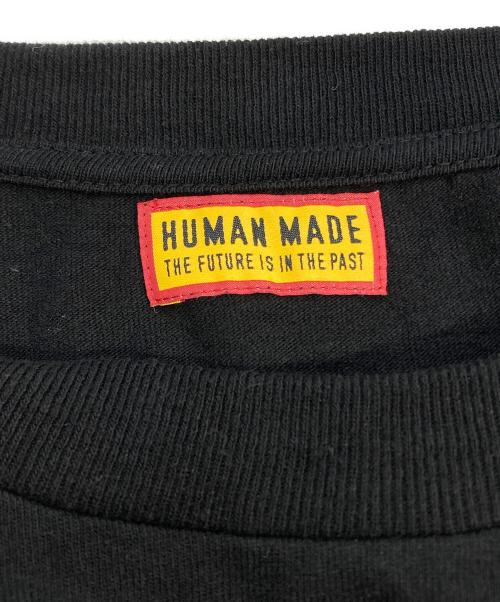 HUMAN MADE（ヒューマンメイド）HUMAN MADE (ヒューマンメイド) ロゴ刺繍Tシャツ ブラック サイズ:2XLの古着・服飾アイテム