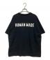 HUMAN MADE (ヒューマンメイド) ロゴ刺繍Tシャツ ブラック サイズ:2XL：9000円