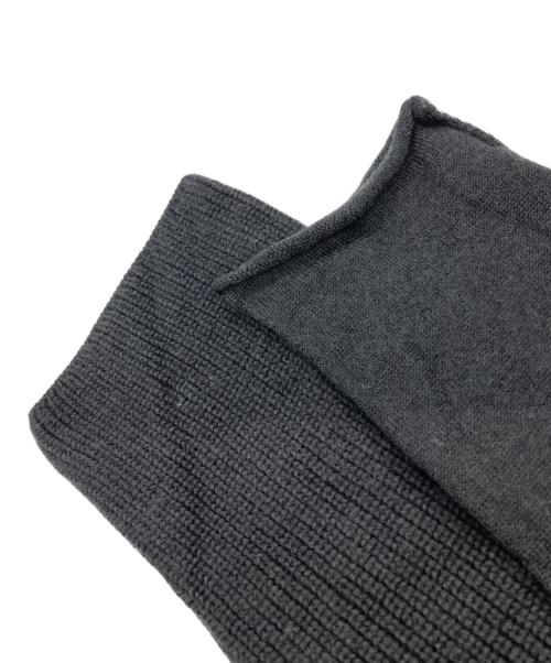 COMME des GARCONS SHIRT（コムデギャルソンシャツ）COMME des GARCONS SHIRT (コムデギャルソンシャツ) 切替Vネックニット グレー サイズ:Mの古着・服飾アイテム