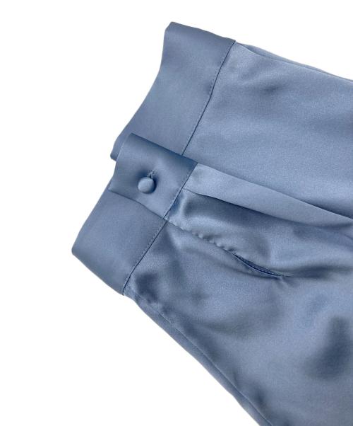 EMPORIO ARMANI（エンポリオ アルマーニ）EMPORIO ARMANI (エンポリオ アルマーニ) シルクブラウス ブルー サイズ:44の古着・服飾アイテム