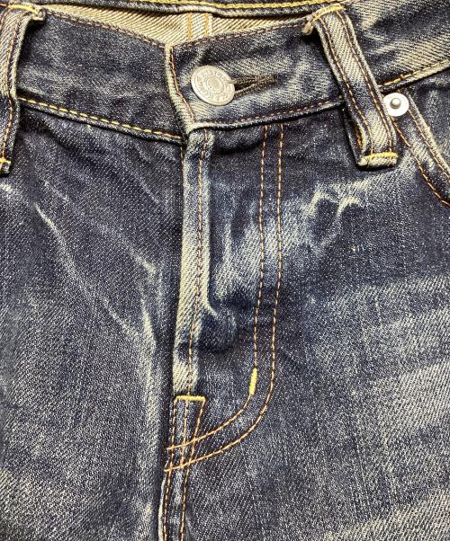 Hysteric Glamour（ヒステリックグラマー）Hysteric Glamour (ヒステリックグラマー) USED加工スタッズデニムパンツ インディゴ サイズ:30の古着・服飾アイテム