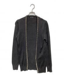 Hysteric Glamour（ヒステリックグラマー）の古着「ボタンレス スタッズカーディガン」｜グレー