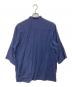 ISSEY MIYAKE MEN (イッセイミヤケメン) ダブルガーゼバンドカラーハーフスリーブシャツ ネイビー サイズ:3：8000円