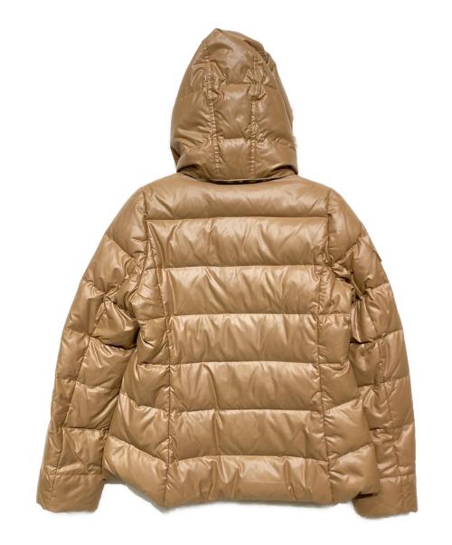 BURBERRY BLUE LABEL（バーバリー ブルー レーベル）BURBERRY BLUE LABEL (バーバリー ブルー レーベル) ファーフード付きショートダウンジャケット ブラウン サイズ:38の古着・服飾アイテム