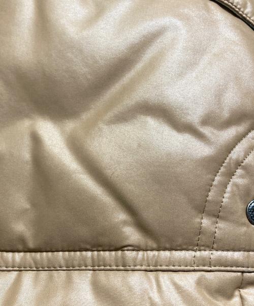 BURBERRY BLUE LABEL（バーバリー ブルー レーベル）BURBERRY BLUE LABEL (バーバリー ブルー レーベル) ファーフード付きショートダウンジャケット ブラウン サイズ:38の古着・服飾アイテム