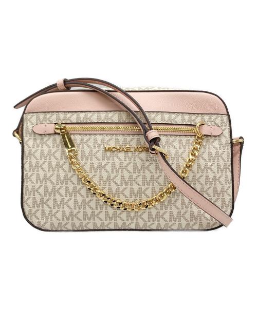 MICHAEL KORS（マイケルコース）MICHAEL KORS (マイケルコース) ショルダーバッグ ピンクの古着・服飾アイテム