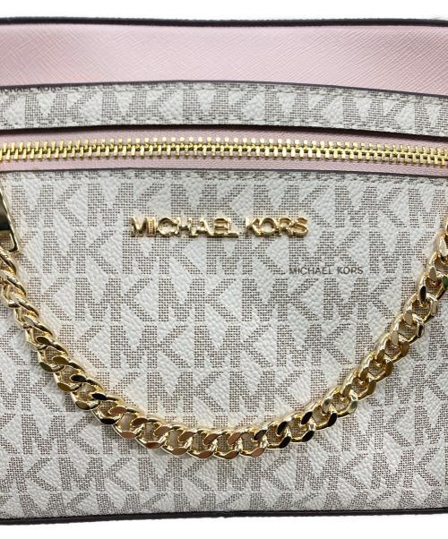 MICHAEL KORS（マイケルコース）MICHAEL KORS (マイケルコース) ショルダーバッグ ピンクの古着・服飾アイテム