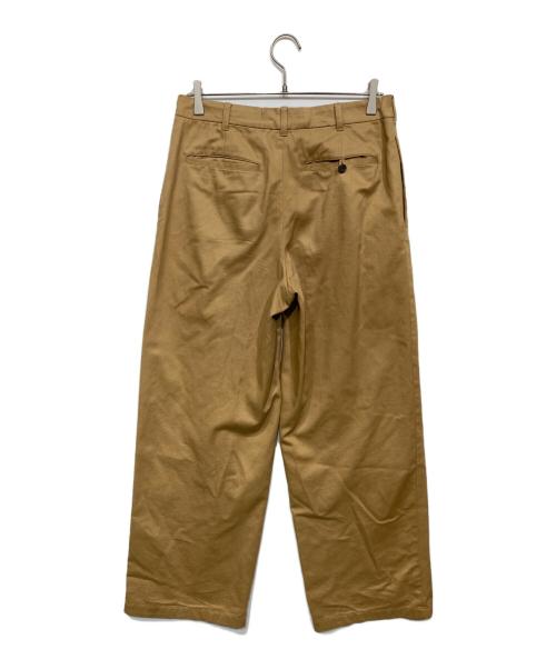 Acne studios（アクネ ストゥディオズ）Acne studios (アクネ ストゥディオズ) フェイスパッチワイドパンツ ベージュ サイズ:Sの古着・服飾アイテム