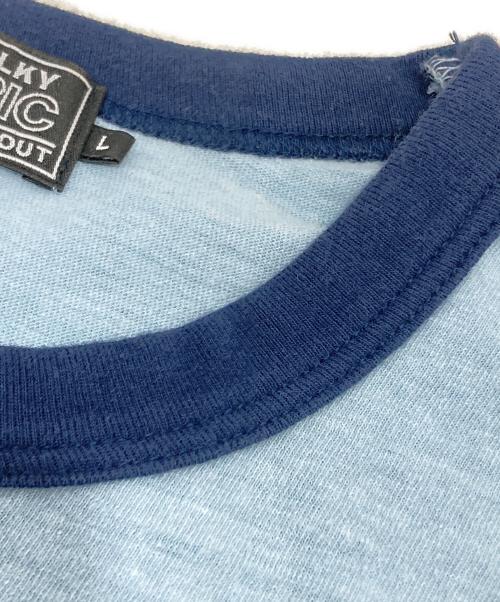 hysterics（ヒステリックス）hysterics (ヒステリックス) SUPER JUICE Tシャツ スカイブルー サイズ:Lの古着・服飾アイテム