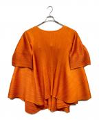 PLEATS PLEASEプリーツプリーズ）の古着「変形ワンピース」｜オレンジ
