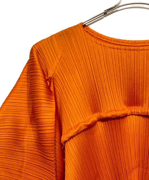 PLEATS PLEASE（プリーツプリーズ）PLEATS PLEASE (プリーツプリーズ) 変形ワンピース オレンジ サイズ:3の古着・服飾アイテム