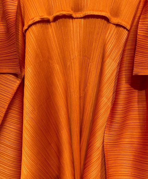 PLEATS PLEASE（プリーツプリーズ）PLEATS PLEASE (プリーツプリーズ) 変形ワンピース オレンジ サイズ:3の古着・服飾アイテム