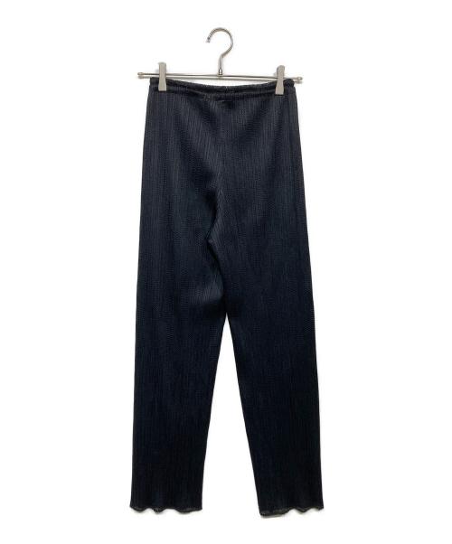 PLEATS PLEASE（プリーツプリーズ）PLEATS PLEASE (プリーツプリーズ) 二重構造メッシュパンツ ブラック サイズ:4の古着・服飾アイテム