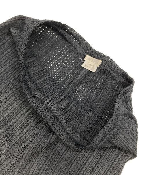 PLEATS PLEASE（プリーツプリーズ）PLEATS PLEASE (プリーツプリーズ) 二重構造メッシュパンツ ブラック サイズ:4の古着・服飾アイテム