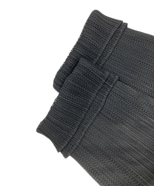 PLEATS PLEASE（プリーツプリーズ）PLEATS PLEASE (プリーツプリーズ) 二重構造メッシュパンツ ブラック サイズ:4の古着・服飾アイテム