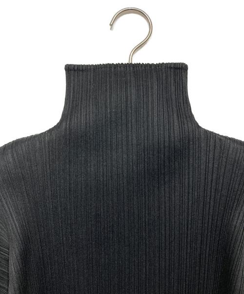 PLEATS PLEASE（プリーツプリーズ）PLEATS PLEASE (プリーツプリーズ) ハイネックプリーツワンピース ブラック サイズ:4の古着・服飾アイテム