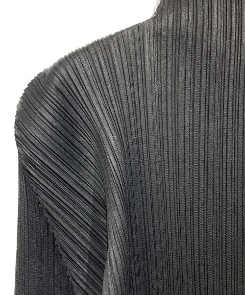 PLEATS PLEASE（プリーツプリーズ）PLEATS PLEASE (プリーツプリーズ) ハイネックプリーツワンピース ブラック サイズ:4の古着・服飾アイテム