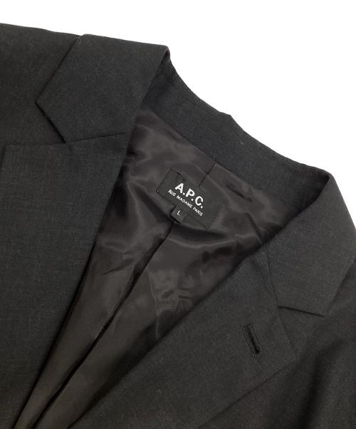 A.P.C.（アーペーセー）A.P.C. (アーペーセー) セットアップスーツ グレー サイズ:Lの古着・服飾アイテム
