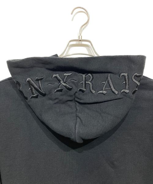 BORN X RAISED（ボーン レイズド）BORN X RAISED (ボーン レイズド) 刺繍パーカー ブラック サイズ:XXLの古着・服飾アイテム