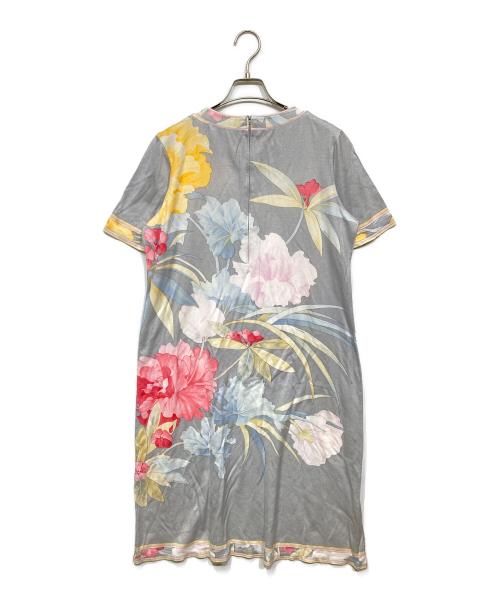 LEONARD FASHION（レオナールファッション）LEONARD FASHION (レオナールファッション) 花柄ワンピース マルチカラー サイズ:XLの古着・服飾アイテム