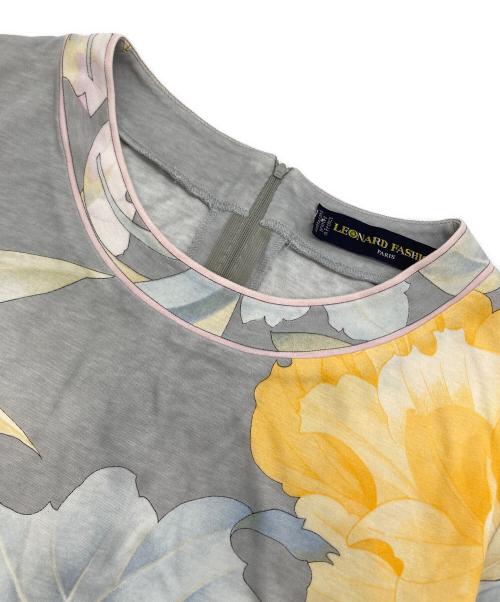 LEONARD FASHION（レオナールファッション）LEONARD FASHION (レオナールファッション) 花柄ワンピース マルチカラー サイズ:XLの古着・服飾アイテム