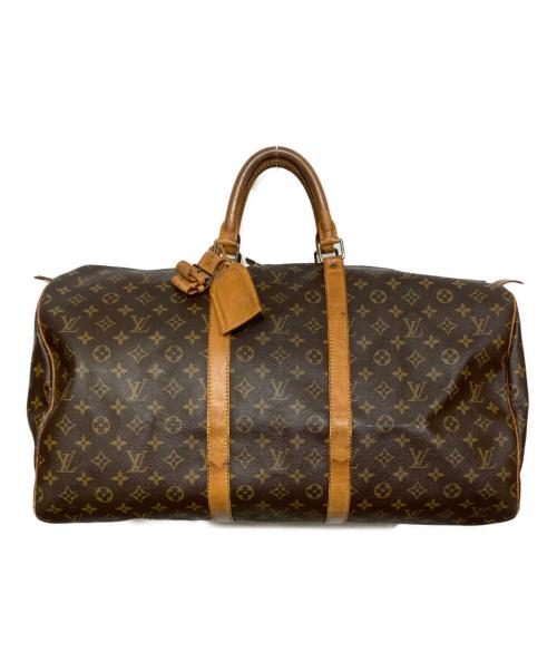 LOUIS VUITTON（ルイ ヴィトン）LOUIS VUITTON (ルイ ヴィトン) M41424 / キーポル55 トラベルバッグ ブラウンの古着・服飾アイテム
