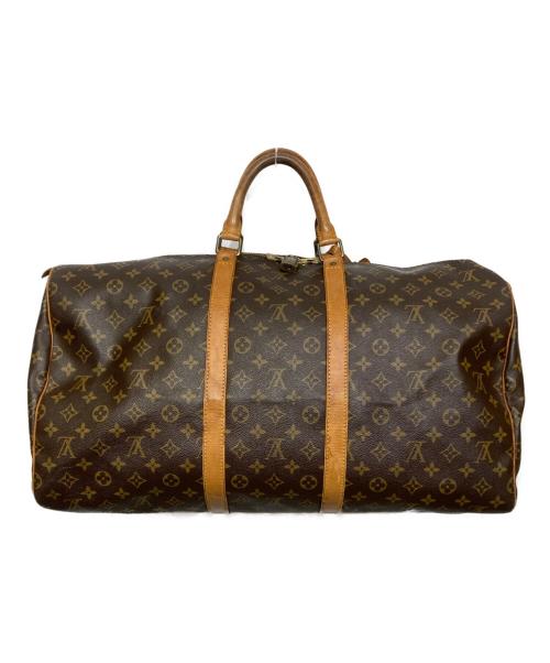 LOUIS VUITTON（ルイ ヴィトン）LOUIS VUITTON (ルイ ヴィトン) M41424 / キーポル55 トラベルバッグ ブラウンの古着・服飾アイテム