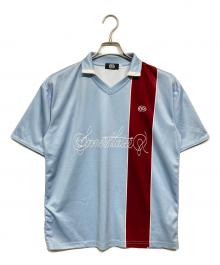 SOL soonerorlater（スーナーオアレイター）の古着「Cursive Logo Soccer Shirt」｜スカイブルー