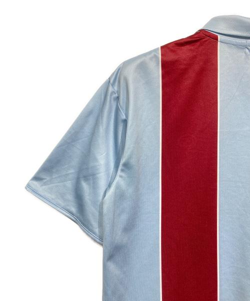 SOL soonerorlater（スーナーオアレイター）SOL soonerorlater (スーナーオアレイター) Cursive Logo Soccer Shirt スカイブルー サイズ:Mの古着・服飾アイテム