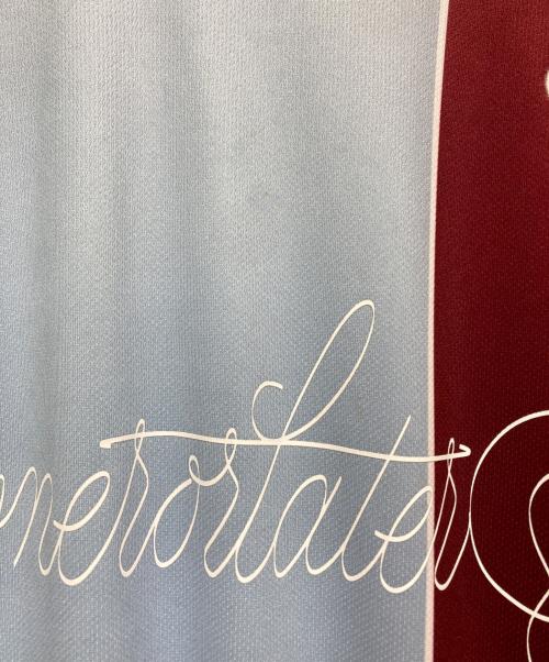 SOL soonerorlater（スーナーオアレイター）SOL soonerorlater (スーナーオアレイター) Cursive Logo Soccer Shirt スカイブルー サイズ:Mの古着・服飾アイテム