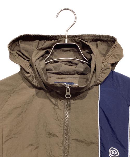 SOL soonerorlater（スーナーオアレイター）SOL soonerorlater (スーナーオアレイター) Nylon Track Jacket ブラウン サイズ:Mの古着・服飾アイテム