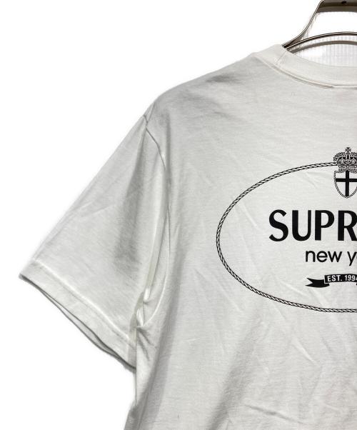 SUPREME（シュプリーム）SUPREME (シュプリーム) CREST TEE ホワイト サイズ:Mの古着・服飾アイテム